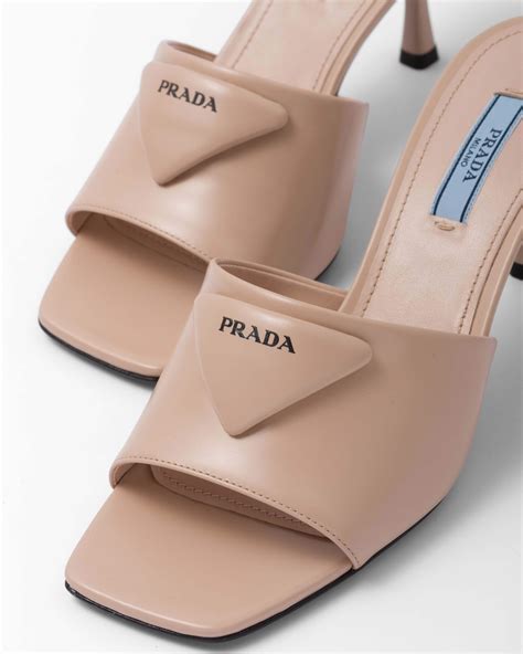 prada sandali uomo pelle|prada leather slides.